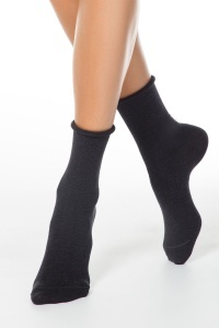 Șosete damă din bumbac fără elastic, Conte Elegant Comfort 000 - Img 21