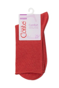 Șosete damă din bumbac fără elastic, Conte Elegant Comfort 000 - Img 31