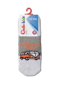 Șosete flaușate antiderapante cu model mașină, Conte Kids Sof-Tiki 473 - Img 3
