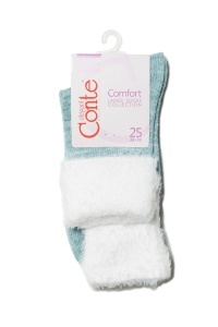 Șosete groase cu margine pufoasă, Conte Elegant Comfort 000 - Img 10