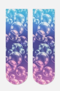 Șosete haioase cu model „Bubbles”, Conte Fantasy 22С-55CP - Img 4