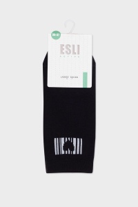Șosete scurte din bumbac cu model inimă, Esli 584 - Img 11