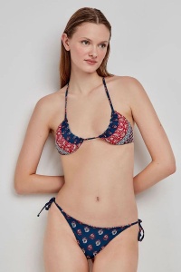 Sutien baie reversibil, fără arcuri, cu imprimeu etnic, Gisela 2/30224 - Img 2