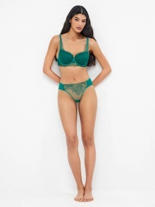 Sutien bralette dantelat, cu acoperire completă și arcuri, Gisela 2/10166