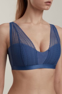 Sutien bralette dantelat, cu burete și fără arcuri, Conte Elegant Vintage RB7115 - Img 3
