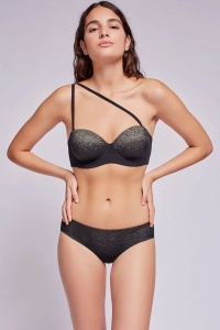 Sutien cu cupe detașabile și arcuri, material jacquard, Gisela 1/0357 (box) - Img 4