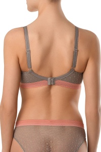 Sutien cu model dantelat, arcuri și cupe moi, Conte Elegant Arabesque TB6058 - Img 4