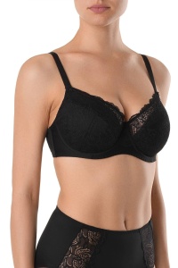 Sutien dantelat, cu întărituri, arcuri și bumbac, Conte Elegant City Style RB5015 - Img 2