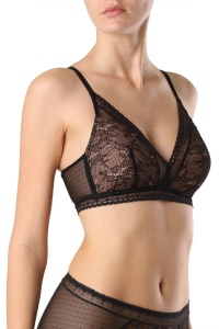 Sutien dantelat, cu întărituri și fără arcuri, Conte Elegant Tandem TB7114 - Img 2