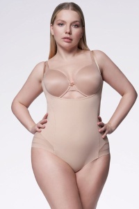 Body damă modelator cu plasă, Julimex 119 Mesh - Img 7