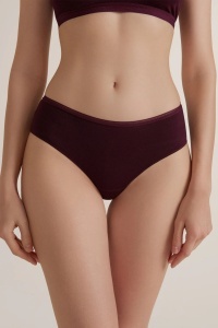 Chiloți damă model Hipster, Conte Elegant LHP 2003 model bordo