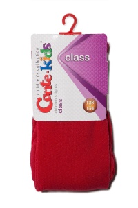 Ciorapi subțiri din bumbac cu model zig-zag, Conte Kids Class 192 - Img 4