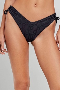 Slip brazilian reglabil, cu croială în V, material jacquard, Gisela 2/30190 - Img 2