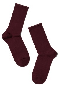 Șosete damă din bumbac fără elastic, Conte Elegant Comfort 000 - Img 4