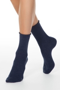Șosete damă din bumbac fără elastic, Conte Elegant Comfort 000 - Img 18