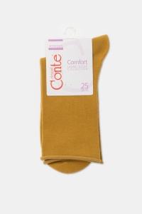 Șosete damă din bumbac fără elastic, Conte Elegant Comfort 000 - Img 28
