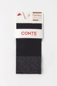 Șosete damă poliamidă cu lurex, Conte Fantasy 25С-184СP - Img 4