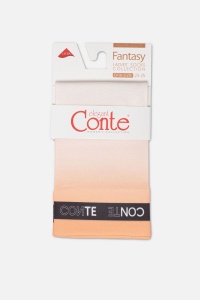 Șosete haioase cu efect ombré „Peachy”, Conte Fantasy 22С-55CP - Img 6