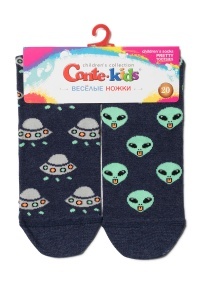 Șosete haioase cu extratereștri, Conte Kids Funny Legs 461 - Img 2