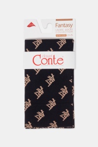 Șosete poliamidă cu model Art, Conte Fantasy 23C-82CP - Img 2