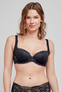 Sutien minimizer, cu arcuri și burete, din dantelă, Gisela 2/10119 - Img 2