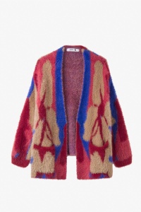Cardigan oversized din jacquard, Gisela 2/20054 - Img 4