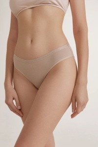 Chiloți bikini, din bumbac premium, Conte Comfort LB 5571 Piele fata lateral