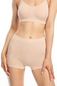 Chiloți damă, tip boxeri din bambus, croială prelungită, Julimex Bamboo Boyshort