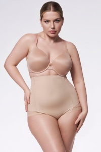 Chiloți modelatori cu talie foarte înaltă și plasă, Julimex 141 Mesh - Img 5