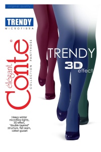 Ciorap Gros din Microfibră cu Efect 3D Trendy 150 Den - Img 20
