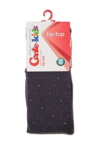 Ciorapi bumbac copii cu picatele colorate Tip-Top, Model 474 - Img 3