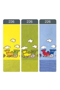Ciorapi flaușați din bumbac pentru copii cu model, Conte Kids Sof-Tiki 226 - Img 2