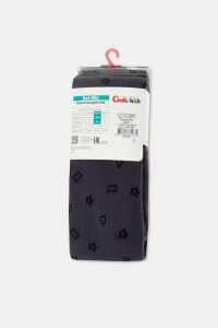Ciorapi flaușați penrtu copii, din bumbac, cu modele, Conte Kids Sof-Tiki 653 - Img 11