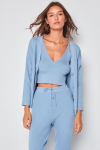 Jachetă tip pijama din material tricotat, Gisela 3/1954 - Img 2