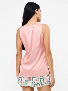 Pantaloni scurți pijamă cu imprimeu floral, Gisela 2/20391 spate