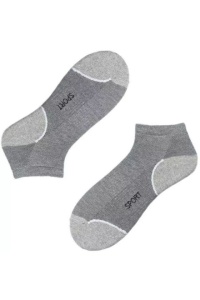 Set șosete sport scurte (anklet) cu talpa flaușată, Chobot Sneaker Sport 52-91 (2 perechi)