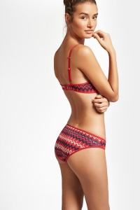 Set sutien cu arcuri și chiloți Slip cu motive de Crăciun, Gisela 2/0385 - Img 4