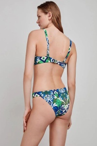 Slip de baie bikini cu imprimeu tribal, Gisela 2/30230 - Img 3