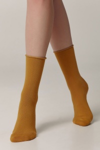 Șosete damă din bumbac fără elastic, Conte Elegant Comfort 000 - Img 15