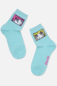 Șosete haioase cu model Anime, Conte Kids Funny Legs 941 - Img 4