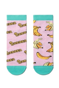 Șosete haioase din bumbac, cu model "Banana", Conte Happy 166 - Img 4