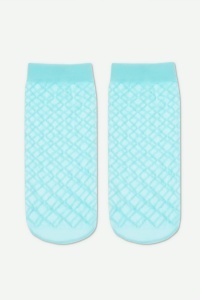 Șosete poliamidă cu model romburi mari, Conte Fantasy 21C-145CP turcoaz produs