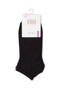 Șosete scurte (anklets) damă bumbac, Esli Classic 000 - Img 4