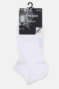 Șosete scurte (anklets) de bumbac, DiWaRi 3D Socks 000 - Img 5