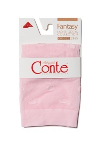 Șosete subțiri din poliamidă cu model buline, Conte Elegant Fantasy 16124 - Img 9