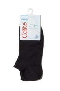 Șosete ultrascurte din bumbac, pentru damă, Conte Active 484 - Img 8