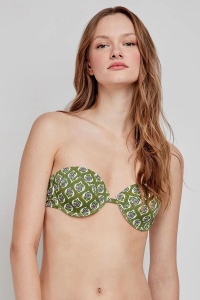Sutien baie tip bandeau, cu imprimeu Paisley, Gisela 2/30202 - Img 3