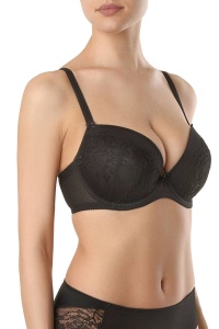 Sutien dantelat, cu întărituri și arcuri, efect push-up, Conte Elegant Etude RB3080 - Img 2