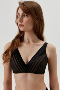 Sutien triunghiular, cu burete și fără arcuri, Conte Sport Glam RB7129 - Img 3