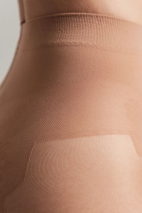Ciorap cu chilot dantelat Fleur 20 Den Natural talie